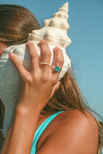 Load image into Gallery viewer, Blue Bold Sea Glass Band (Handmade)
