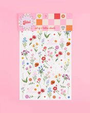 Load image into Gallery viewer, Wildflower Temporary Tattoos - garden, easter, pastel spring
