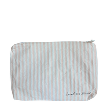 Load image into Gallery viewer, Blush Pink Stripe Water Resistant Pouch
