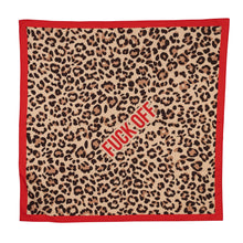 Load image into Gallery viewer, Leopard "Fuck Off" Bandana
