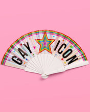 Load image into Gallery viewer, Pride Gay Icon Fan | rainbow, parade, festival
