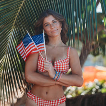 Load image into Gallery viewer, "Free" Patriotic Hair Tie Bracelets
