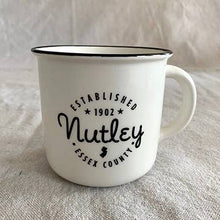 Load image into Gallery viewer, Custom Location Design Black Lip Ceramic Camper 13oz. Mug
