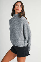 Load image into Gallery viewer, 3483IK Soft Brushed Mock Neck Sweater
