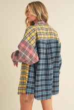 Load image into Gallery viewer, 8316DN  Neela Multi Color Plaid Flannel Shirt 1
