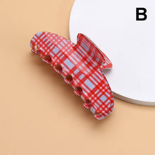 Load image into Gallery viewer, Pastel Plaid &amp; Gingham Hair Claw Clip | 40H1194
