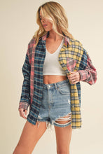 Load image into Gallery viewer, 8316DN  Neela Multi Color Plaid Flannel Shirt 1
