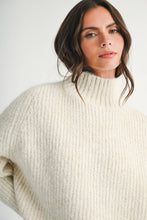 Load image into Gallery viewer, 3483IK Soft Brushed Mock Neck Sweater
