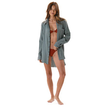 Load image into Gallery viewer, Lotus &amp; Luna Boyfriend Button Up - Sage
