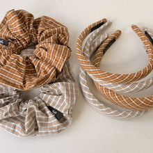 Load image into Gallery viewer, Plaid Scrunchie Hair Tie College Style Accessory_CWAHA07763
