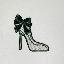Load image into Gallery viewer, 2" High Heel w Bow   -  Embroidered Hat Patch
