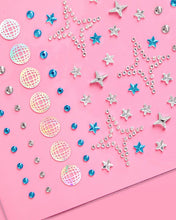 Load image into Gallery viewer, Disco Ball Face Gems | festival, concert, 70s party
