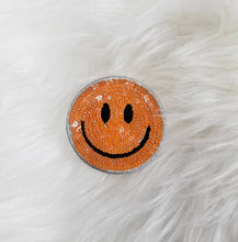 Load image into Gallery viewer, Sequin Smile Face Iron On Patch

