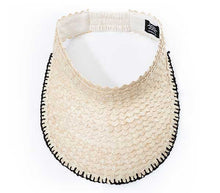 Load image into Gallery viewer, Playa Crochet Straw Visor
