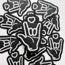 Load image into Gallery viewer, 2" I love you, ASL - Embroidered Hat Patch
