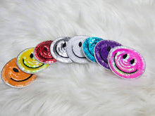 Load image into Gallery viewer, Sequin Smile Face Iron On Patch
