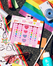 Load image into Gallery viewer, Pride Face Gems | rainbow, festival, lgbtq, rhinestones
