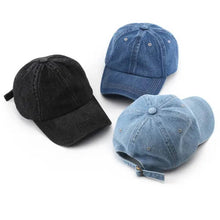 Load image into Gallery viewer, Minimalist Denim Baseball Cap for Couples_CWAH0505
