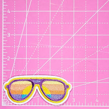 Load image into Gallery viewer, Sunglasses Sunset Summer Embroidery Iron On Patch
