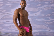 Load image into Gallery viewer, Chris Turk Pink Metallic Swim Brief
