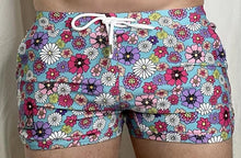 Load image into Gallery viewer, CTS GROOVY FLORALS SWIM TO GYM SHORT
