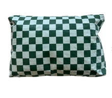 Load image into Gallery viewer, Local Beach Blue/Green Checker Water Resistant Pouch

