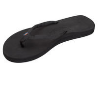 Load image into Gallery viewer, Rainbow Sandals Low Cloud - Soft Rubber Top Narrow Black
