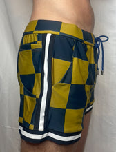Load image into Gallery viewer, CTS BIG BOX GREEN CHECKER SWIM TO GYM SHORT
