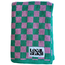 Load image into Gallery viewer, Checker Beach &amp; Bath Towel

