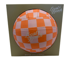 Load image into Gallery viewer, Local Beach Pink/Orange Checker Beach &amp; Water Volleyball Size 5
