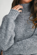 Load image into Gallery viewer, 3483IK Soft Brushed Mock Neck Sweater
