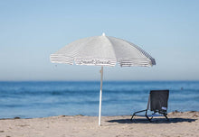 Load image into Gallery viewer, Brush Stripe Beach Umbrella Black
