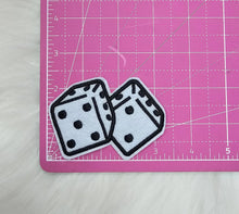 Load image into Gallery viewer, Rolling Dice Embroidery Iron On Patch
