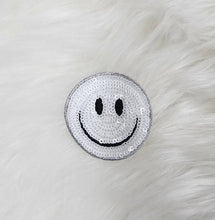 Load image into Gallery viewer, Sequin Smile Face Iron On Patch

