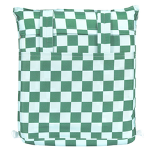 Load image into Gallery viewer, Checker Backpack Reclining Beach Lounger Green/Blue

