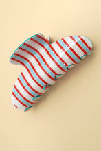 Load image into Gallery viewer, JUMBO STRIPE PLAID OVAL HAIR CLAW CLIPS | 40H1069
