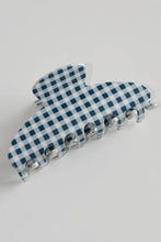 Load image into Gallery viewer, JUMBO STRIPE PLAID OVAL HAIR CLAW CLIPS | 40H1020
