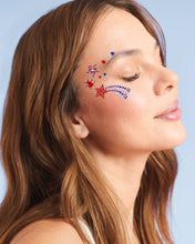 Load image into Gallery viewer, USA Face Gems | patriotic, fourth july, festival, americana
