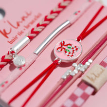Load image into Gallery viewer, "Sweet" Pink Cherry Hair Tie Bracelets
