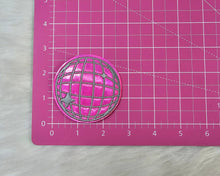 Load image into Gallery viewer, Iridescent Hot Pink Disco Ball Iron On Patch
