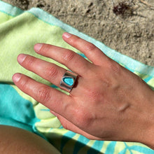 Load image into Gallery viewer, Blue Bold Sea Glass Band (Handmade)
