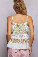 Load image into Gallery viewer, A-body Flared Fit Double Gauze Floral Embroidery Sleeveless
