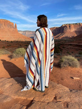 Load image into Gallery viewer, Authentic Mexican Blanket - Pacifico Blanca | White Throw
