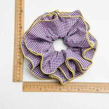 Load image into Gallery viewer, NICHE RETRO PLAID RUFFLED HAIR RING HAIR ROPE_CWAHA1352
