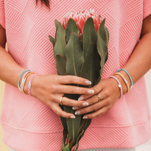 Load image into Gallery viewer, "Embrace" Bright Pastels with Silver Sea Turtle Charm Hair Tie Bracelets
