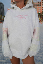 Load image into Gallery viewer, Sunkissedcoconut Quilted Pastel Embroidered Hoodie
