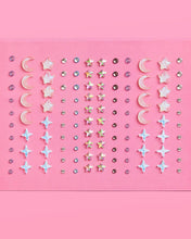 Load image into Gallery viewer, Celestial Face Gems Set | glow face gems astrology party

