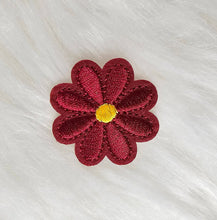 Load image into Gallery viewer, Daisy Small Flower Embroidery Iron On Patch
