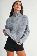 Load image into Gallery viewer, 3483IK Soft Brushed Mock Neck Sweater
