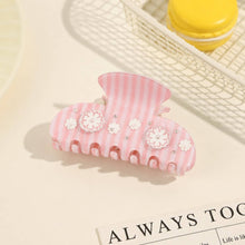 Load image into Gallery viewer, Stripes Gingham Floral Hair Claw Clip | 40H1106
